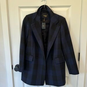 MAJE Golden Chrck Coat size 36 Fr/4 US